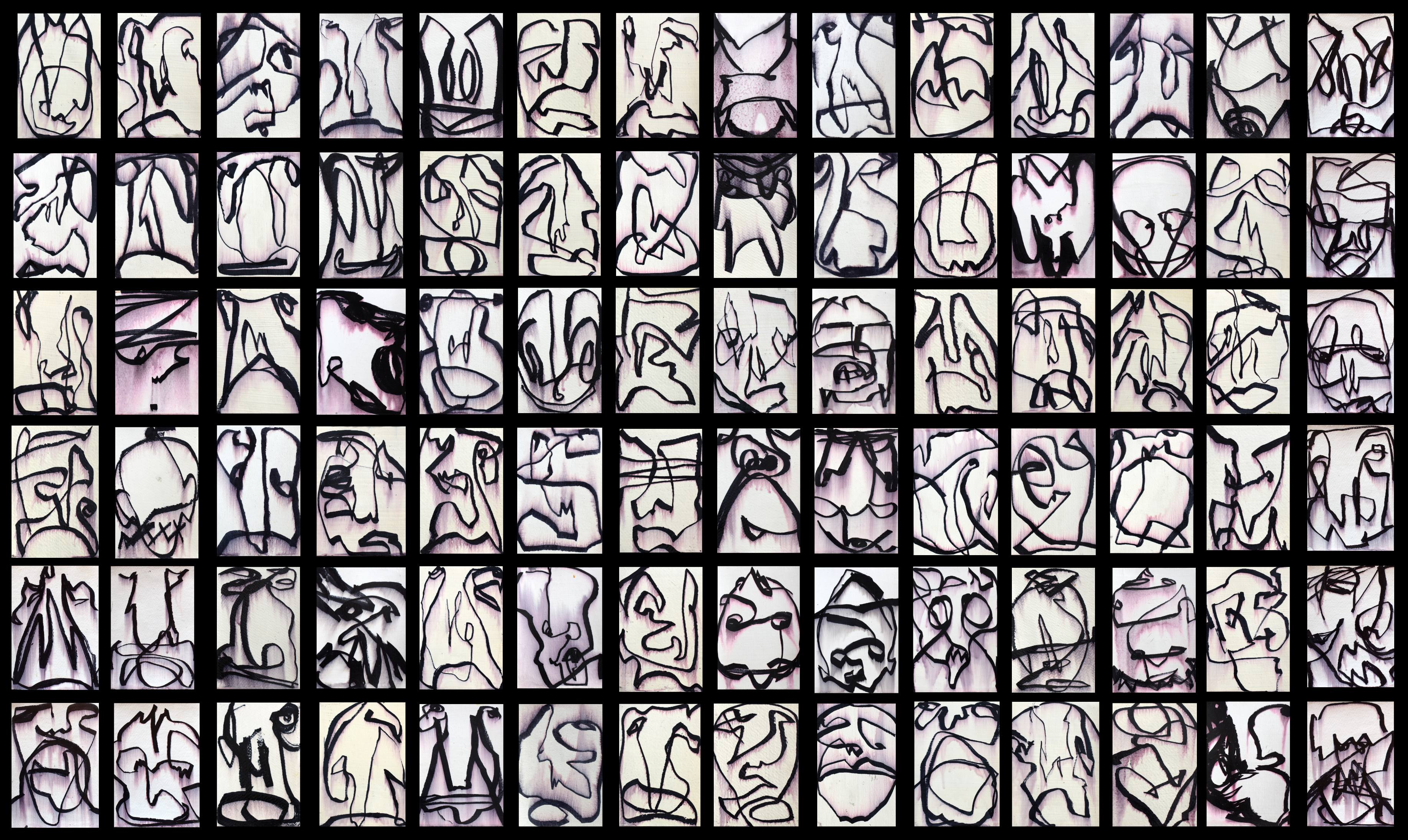 Crtež 2 — rad na papiru tušem